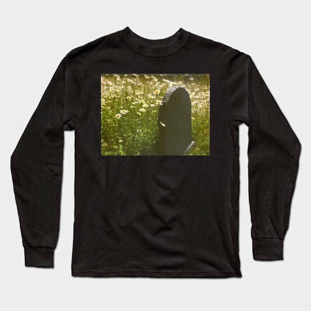 Grave and Daisies Long Sleeve T-Shirt by rosedew